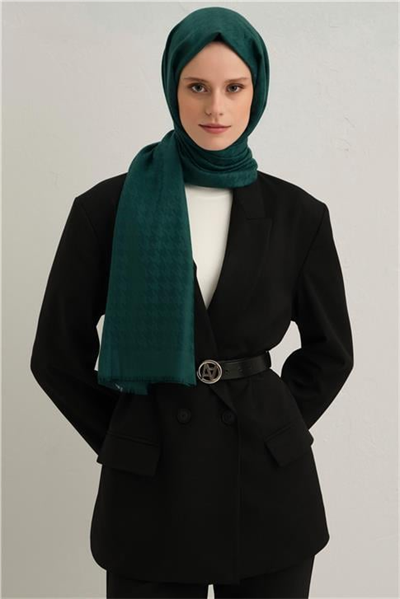 Armine Viscon Kazayağı Desen Şal 01