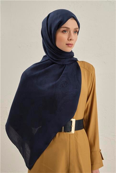 Armine Woolair Dalga Monogram Şal 1 02
