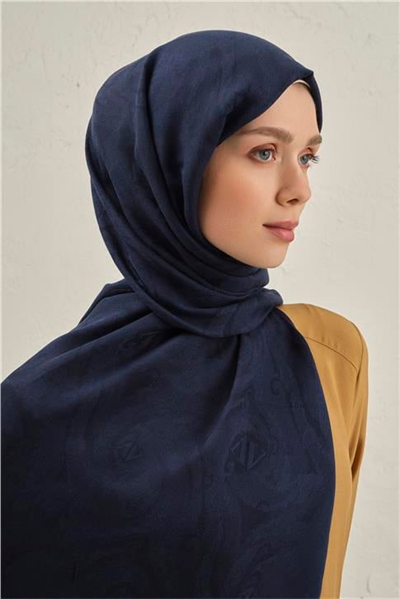 Armine Woolair Dalga Monogram Şal 1 02