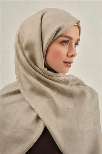 Armine Woolair Dalga Monogram Şal 1 07