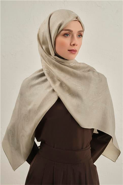Armine Woolair Dalga Monogram Şal 1 07