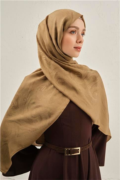 Armine Woolair Dalga Monogram Şal 1 10