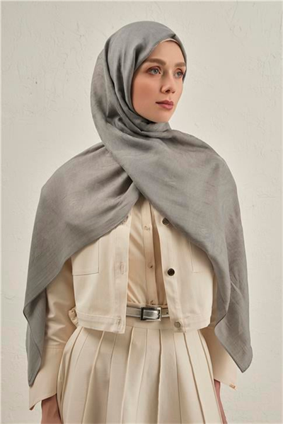 Armine Woolair Dalga Monogram Şal 1 20