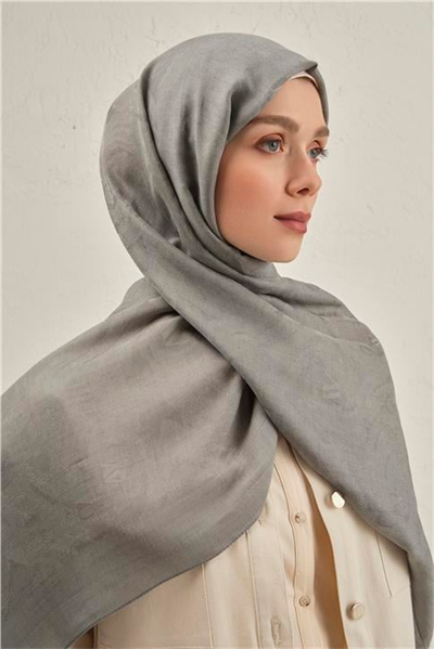 Armine Woolair Dalga Monogram Şal 1 20