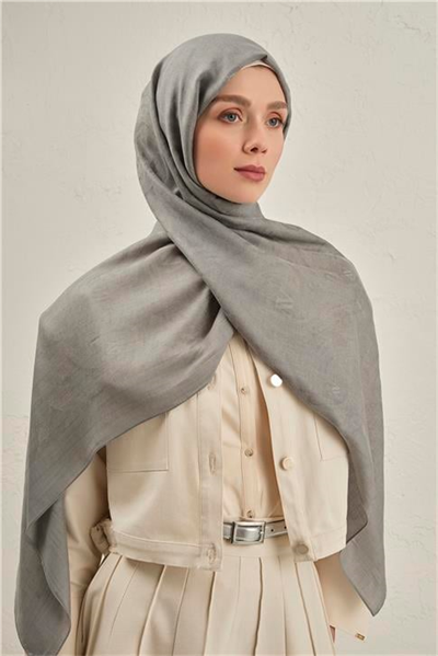 Armine Woolair Dalga Monogram Şal 1 20