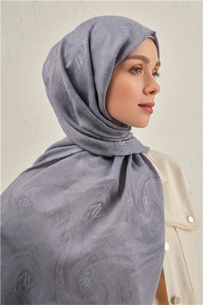Armine Woolair Dalga Monogram Şal 1 26