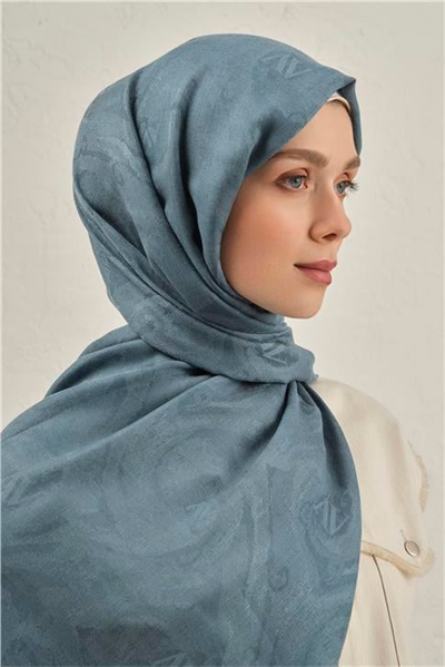 Armine Woolair Dalga Monogram Şal 1 27