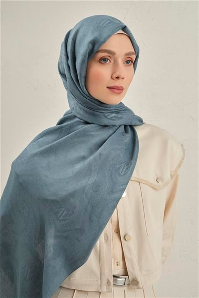 Armine Woolair Dalga Monogram Şal 1 27