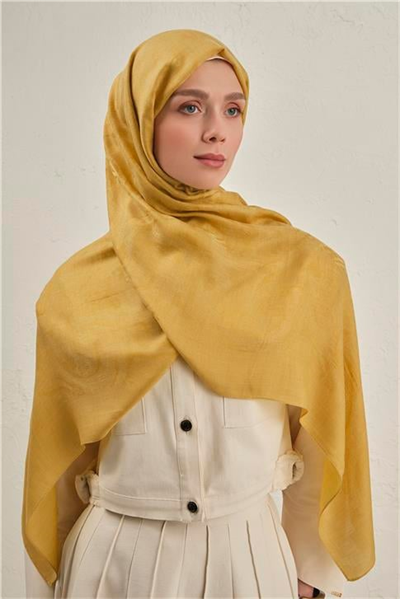 Armine Woolair Dalga Monogram Şal 1 71