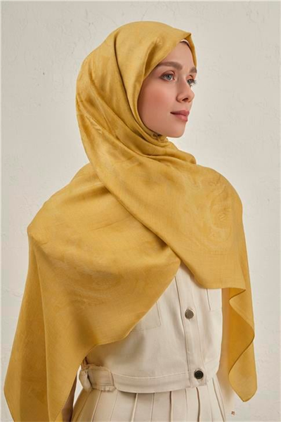 Armine Woolair Dalga Monogram Şal 1 71