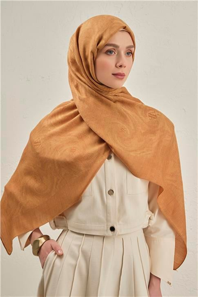 Armine Woolair Dalga Monogram Şal 1 72