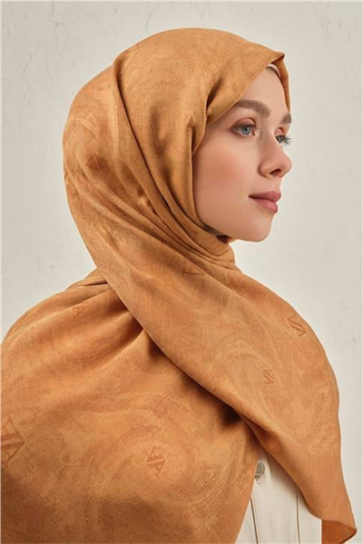 Armine Woolair Dalga Monogram Şal 1 72