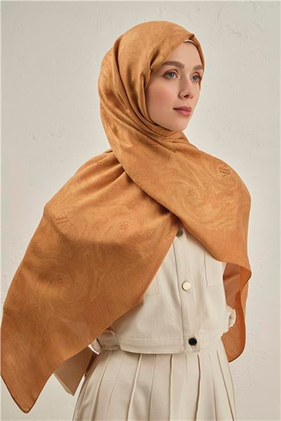 Armine Woolair Dalga Monogram Şal 1 72