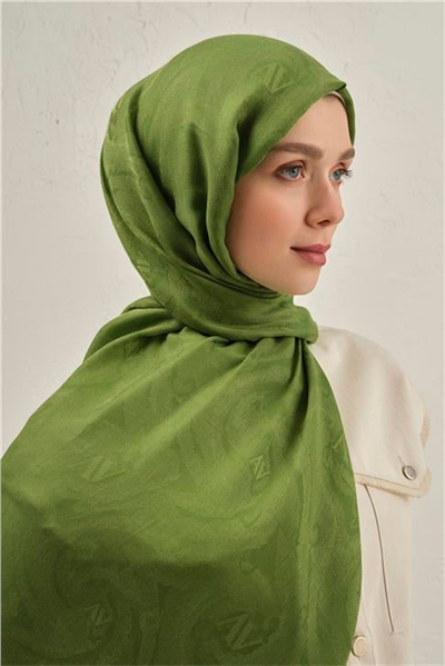 Armine Woolair Dalga Monogram Şal 1 73