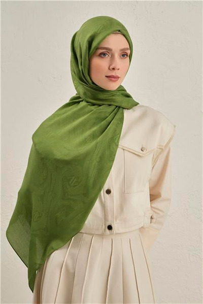 Armine Woolair Dalga Monogram Şal 1 73