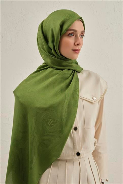Armine Woolair Dalga Monogram Şal 1 73