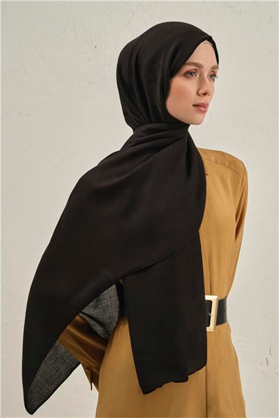 Armine Woolair Harf Monogram Şal 2 01