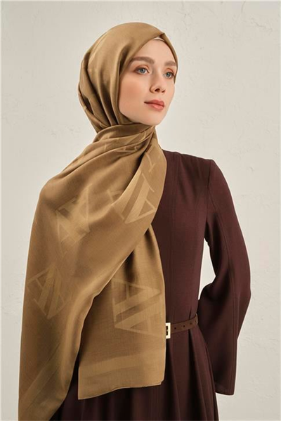 Armine Woolair Harf Monogram Şal 2 10