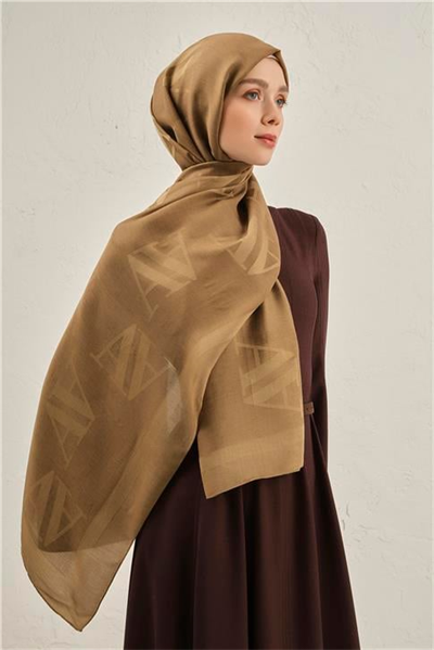 Armine Woolair Harf Monogram Şal 2 10