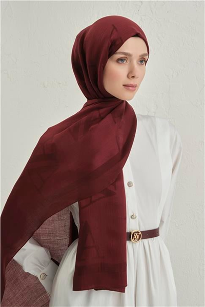 Armine Woolair Harf Monogram Şal 2 32