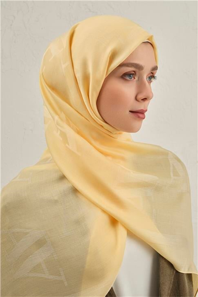 Armine Woolair Harf Monogram Şal 2 70