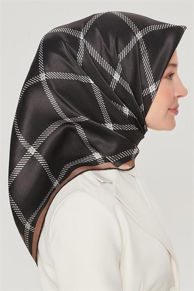 Armine Nostalji %100 İPEK Twill Eşarp 8564D-01