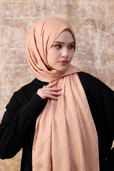Fall Winter İpeksi Jakar Şal Bal Köpüğü 9020-17