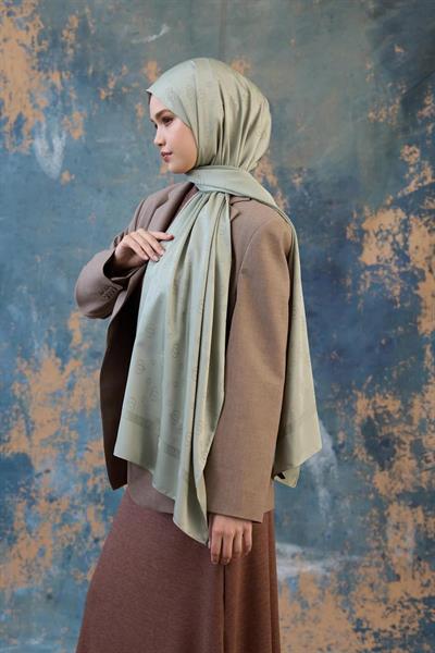 Fall Winter İpeksi Jakar Şal Çağla Yeşili 9018-20