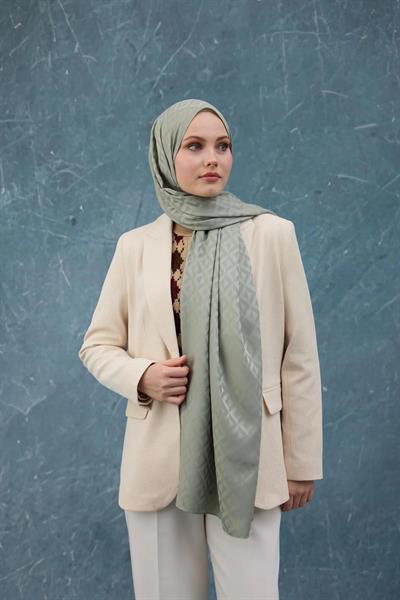 Fall Winter İpeksi Jakar Şal Çağla Yeşili 9019-20
