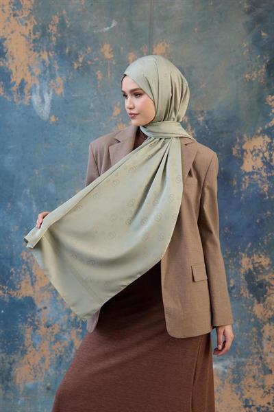 Fall Winter İpeksi Jakar Şal Çağla Yeşili 9018-20