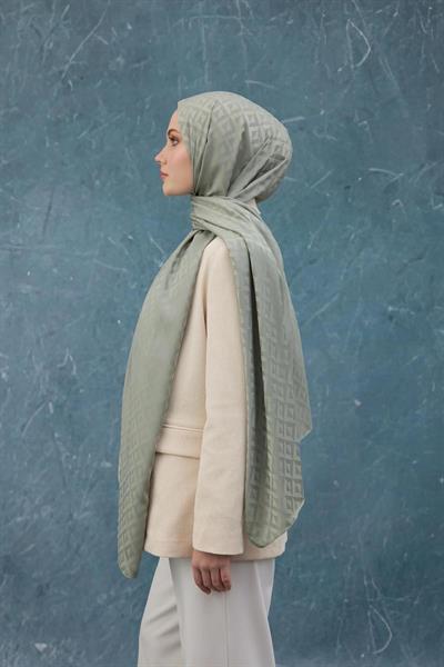 Fall Winter İpeksi Jakar Şal Çağla Yeşili 9019-20