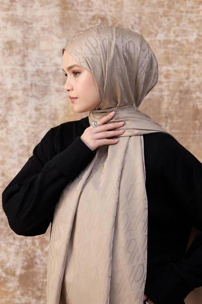 Fall Winter İpeksi Jakar Şal Camel 9020-29