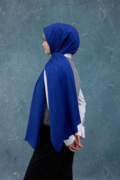 Fall Winter İpeksi Jakar Şal Saks 9019-13
