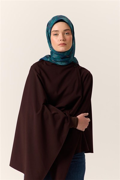 İnce Pamuk Soft Eşarp Lacivert-Koyu Yeşil Desenli Nefes Alan Tok Duruşlu 90x90