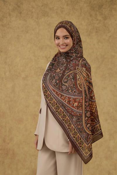 İpekhan Soft Şal Kahverengi 3051-06