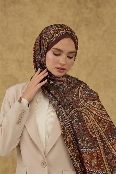 İpekhan Soft Şal Kahverengi 3051-06