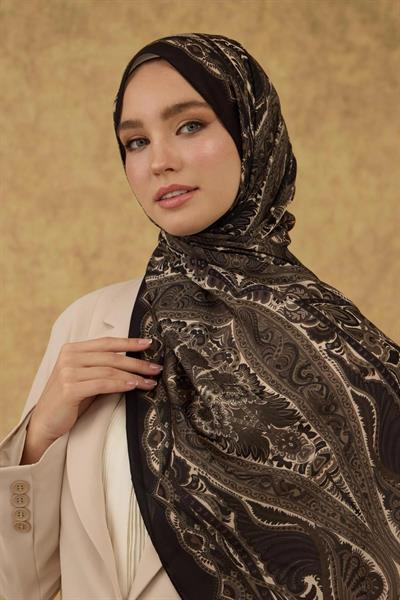 İpekhan Soft Şal Kahverengi 3052-06