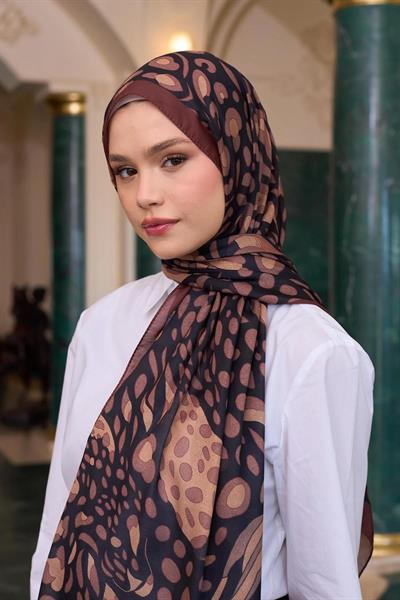 İpekhan Soft Şal Kızıl Kahve 3050-09
