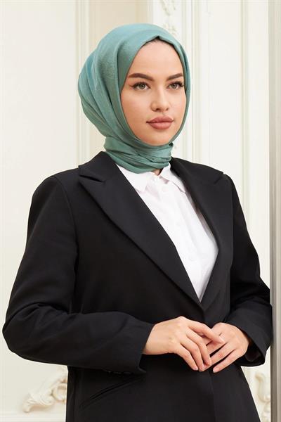 Janjan Çift Taraflı Şal Zümrüt Yeşil