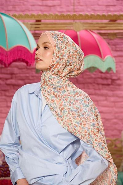 Marrakech Koleksiyon Soft Şal Somon Gri 3046-19