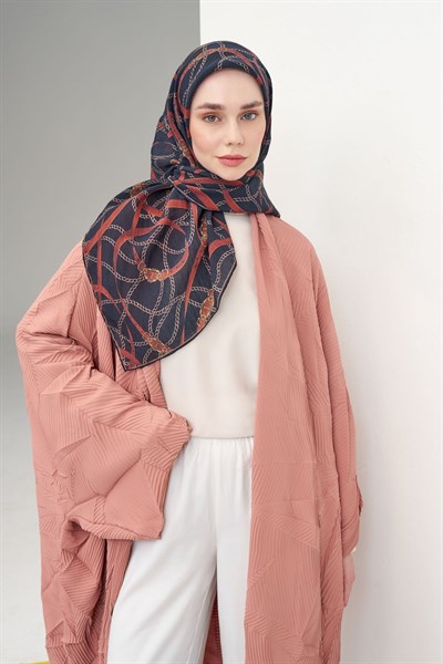 Monare Eşarp Kemer Kiremit 90x90