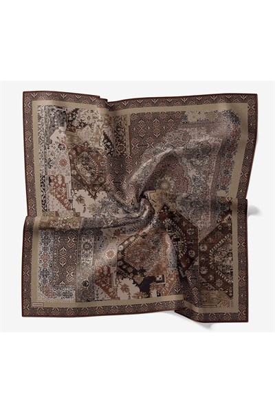 Monare Eşarp Modern Bordo 90x90
