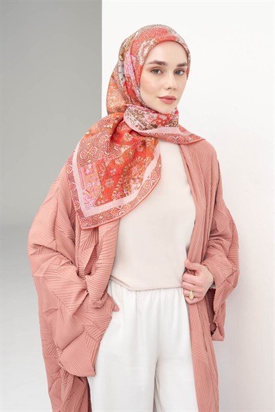 Monare Eşarp Modern Yavruağzı 90x90