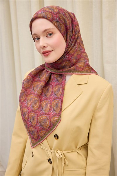 Monare Eşarp Tomurcuk Narçiçeği 90x90