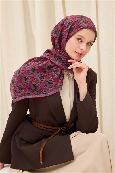 Monare Eşarp Tomurcuk Siyah 90x90