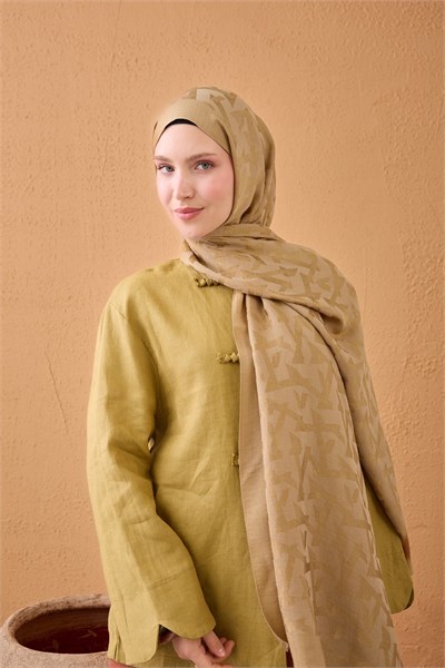 Naia Pamuk Şal Elio Camel