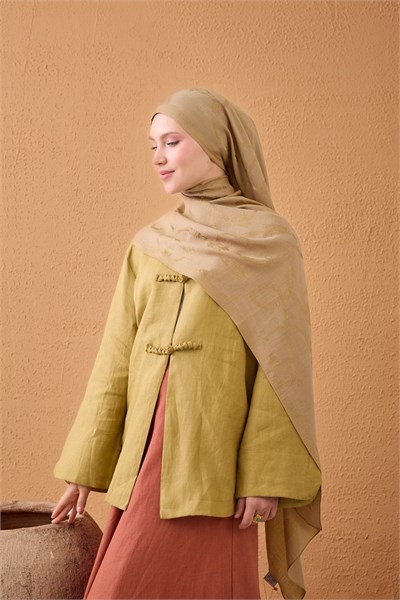 Naia Pamuk Şal Halat Camel