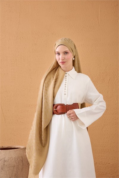 Naia Pamuk Şal Lune Camel