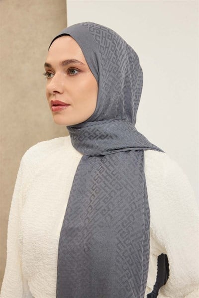 Naia Pamuk Şal SH Desen Füme