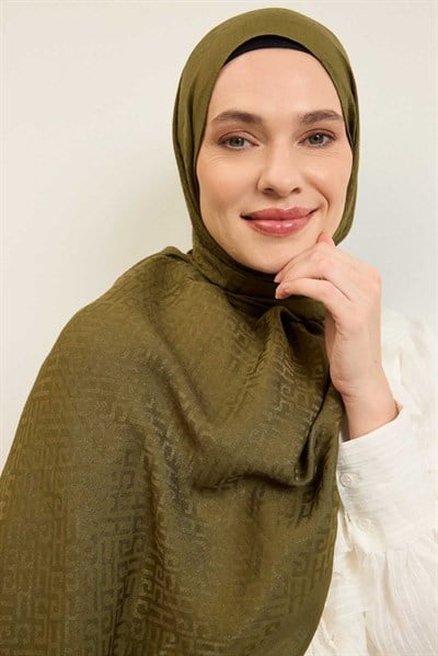 Naia Pamuk Şal SH Desen Yeşil